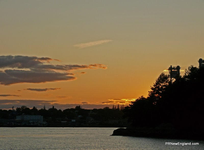 Sunset on the Coast of Maine