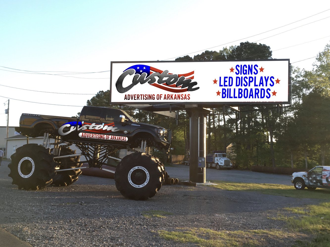 10'x40' Watchfire LED located at Custom Advertising Bryant, AR 