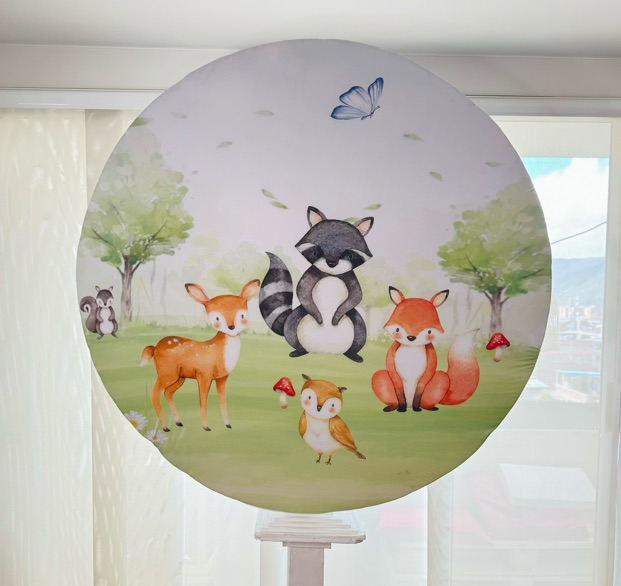 Circulo Efecto 3D Tematico
1.30m diametro x 2.20cm Altura
$80.000