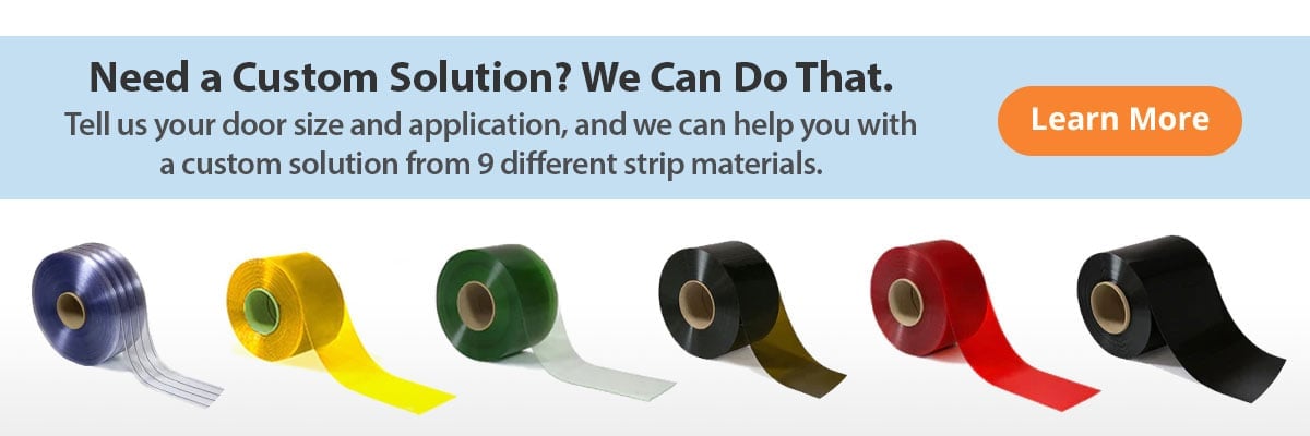 Custom Strip Curtains- Industrial, refrigeration, electronic, and manufacturing