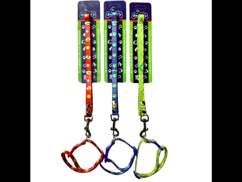 BON03 - CORREA CON COLLAR
 1/2" CINTA IMPORTADA