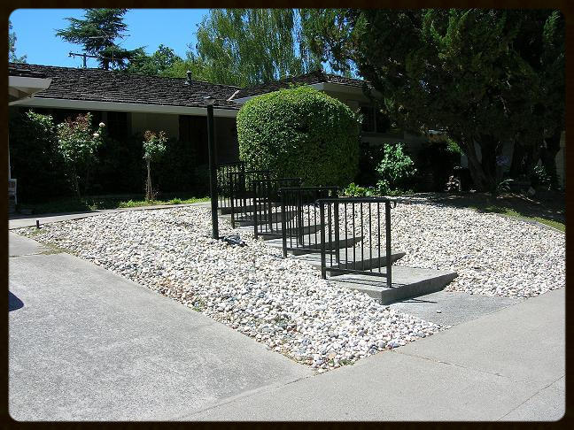 Free standing hand rails