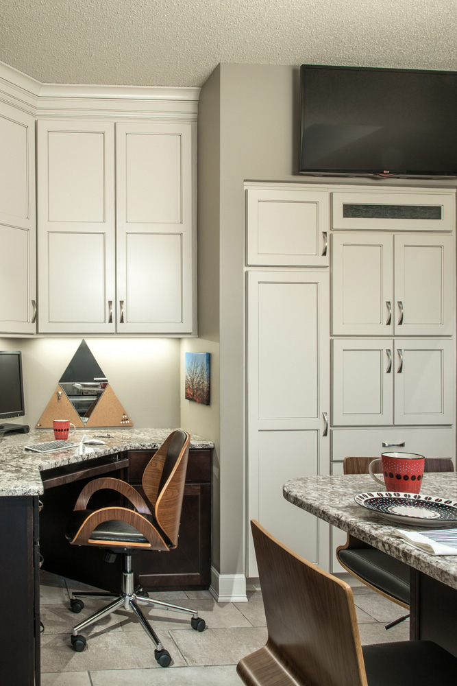 Kitchen With Corner Office