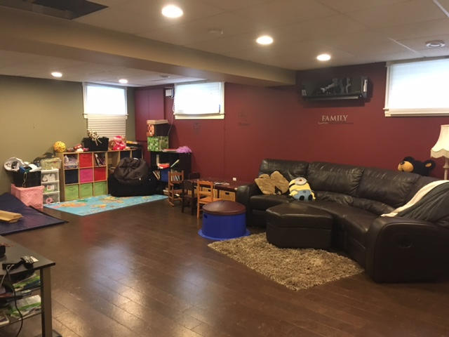 Basement/Bottom Floor
Rec room/Man cave/Play area