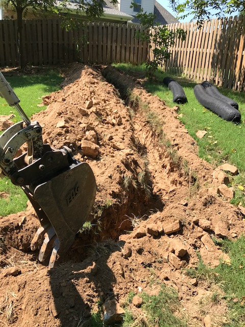 French drains | Yard Drainage | Gutter Downspout Drains ...