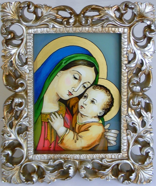 "Madonna and Child "
by Nataliya Guchenia
 Size - 11"H X 14"W
$125.00