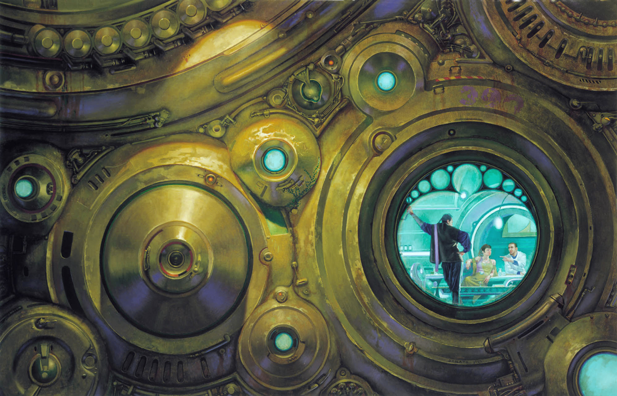 Psychohistorical Crisis
22" x 36"  Oil on Panel  1999