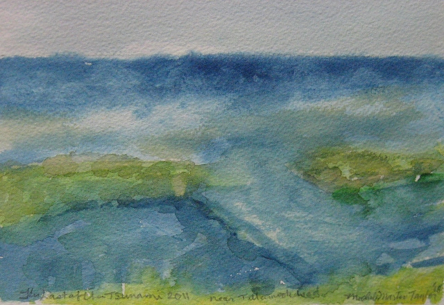 Taylor, After the Tsunami, 6.5x9.25, WC