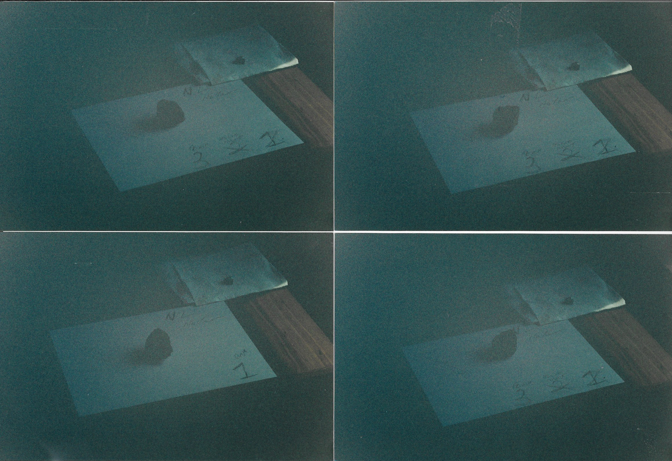 Each of these images display a reddish glow centered around the gemstone. The gemstone unidentified energy is causing this dark room effect. Each of these images display a reddish glow centered around the gemstone. The gemstone unidentified energy is causing this dark room effect.