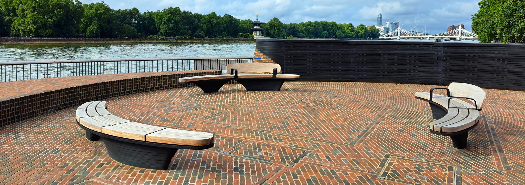 Chelsea Embankment public space Artistic Metals bronze finish.