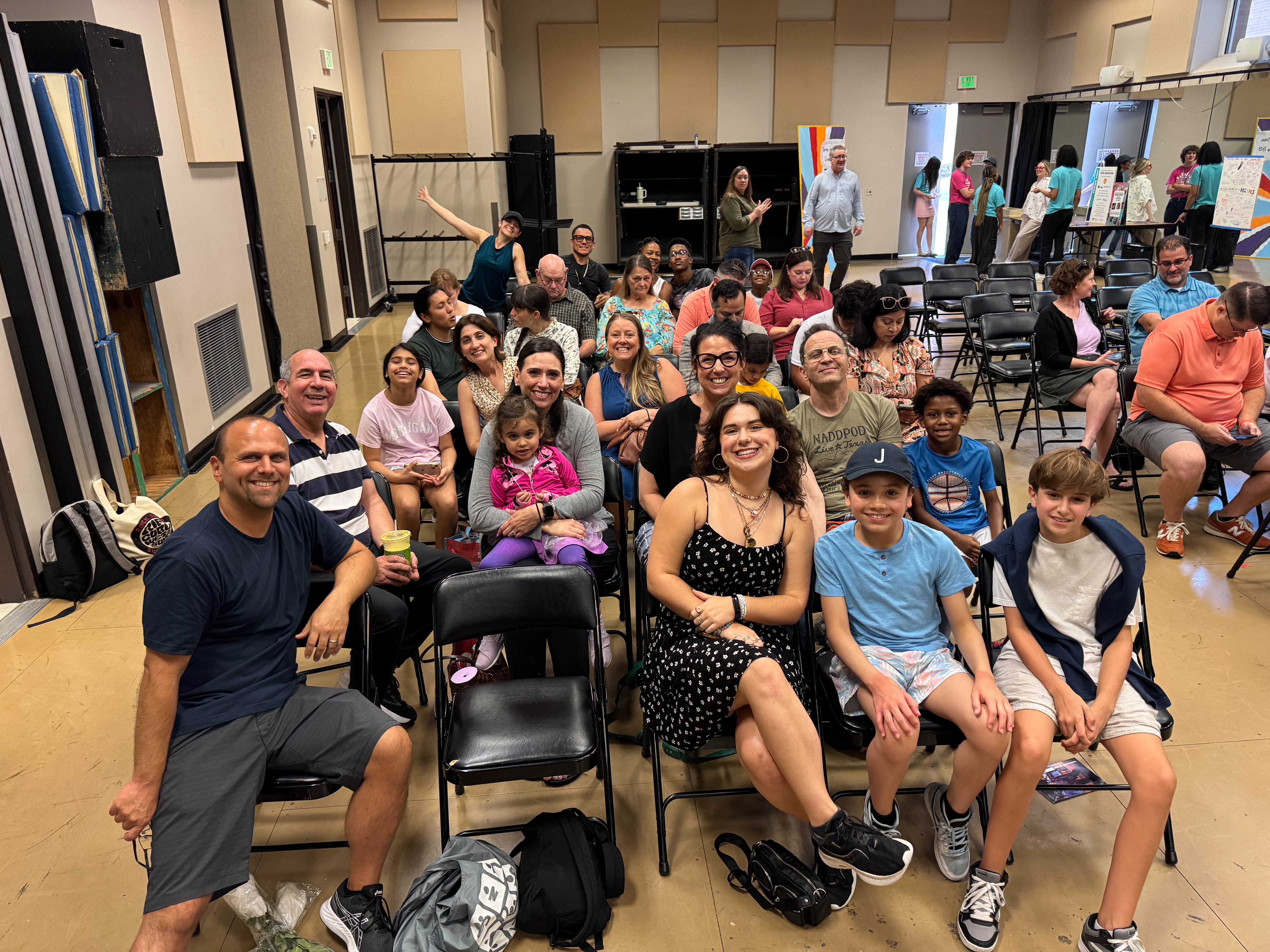 We all came to support Ariela & Alejandra in their " Through the Decades" show.