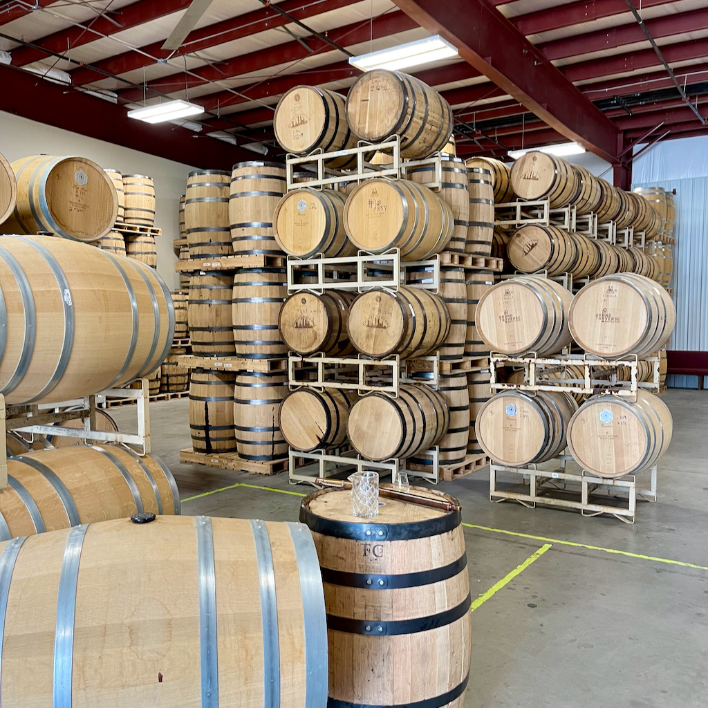 Barrel Warehouse - Grand Traverse Distillery Review Tour 
