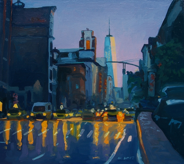 Leonard, NYC Study #55, 9x10 Oil
