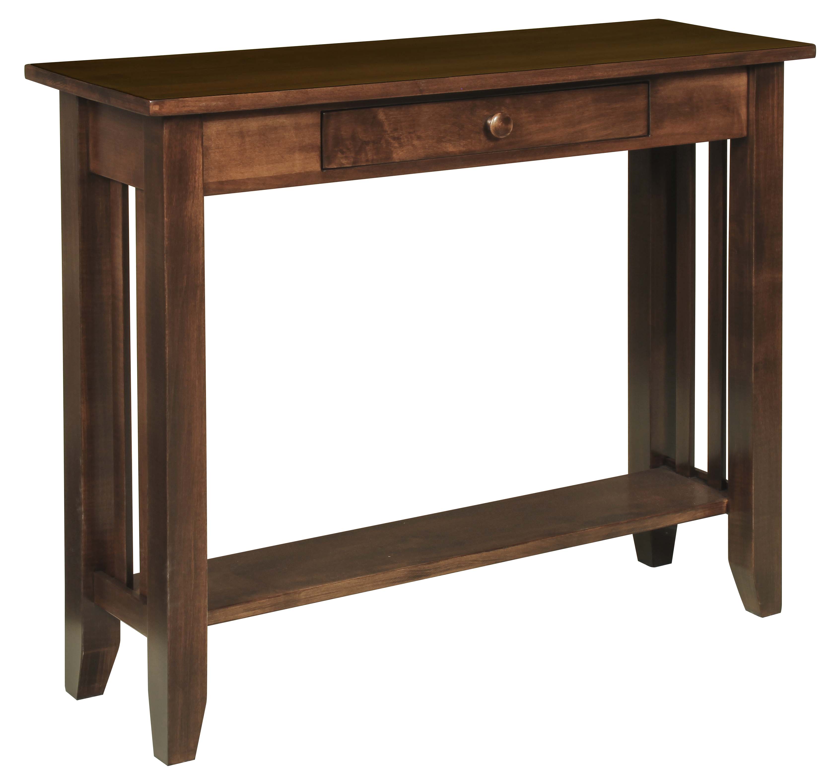 Mission Hall Table w/Drawer