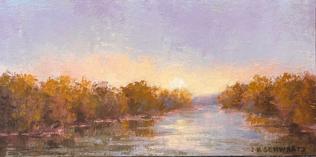 Schwartz, Morning Light, 6x12 Oil