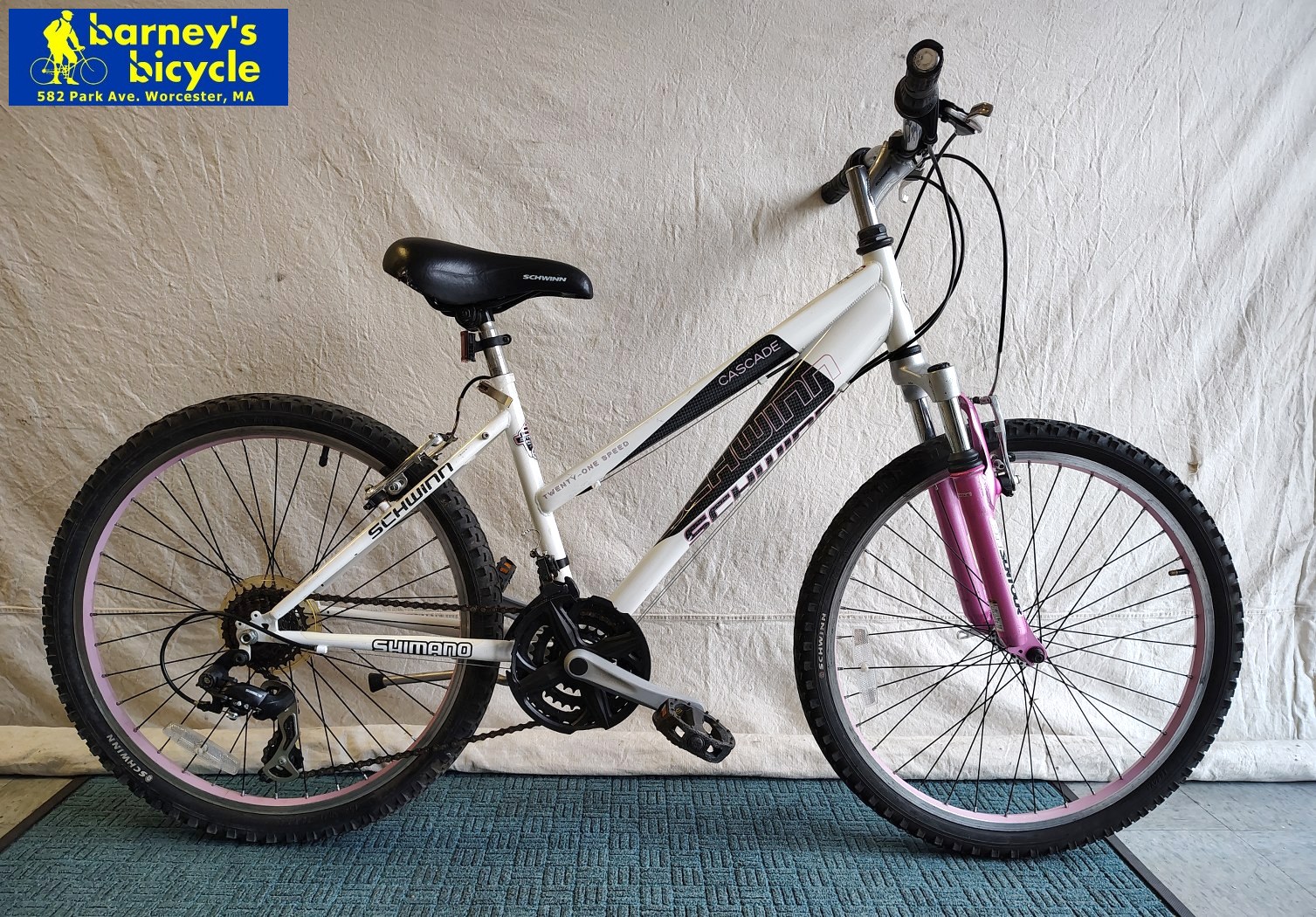 Schwinn Cascade 24
Wheel Size: 24"/ Ages 9-12 Speeds: 21spd
Price: $219.00 (Professionally Tuned)