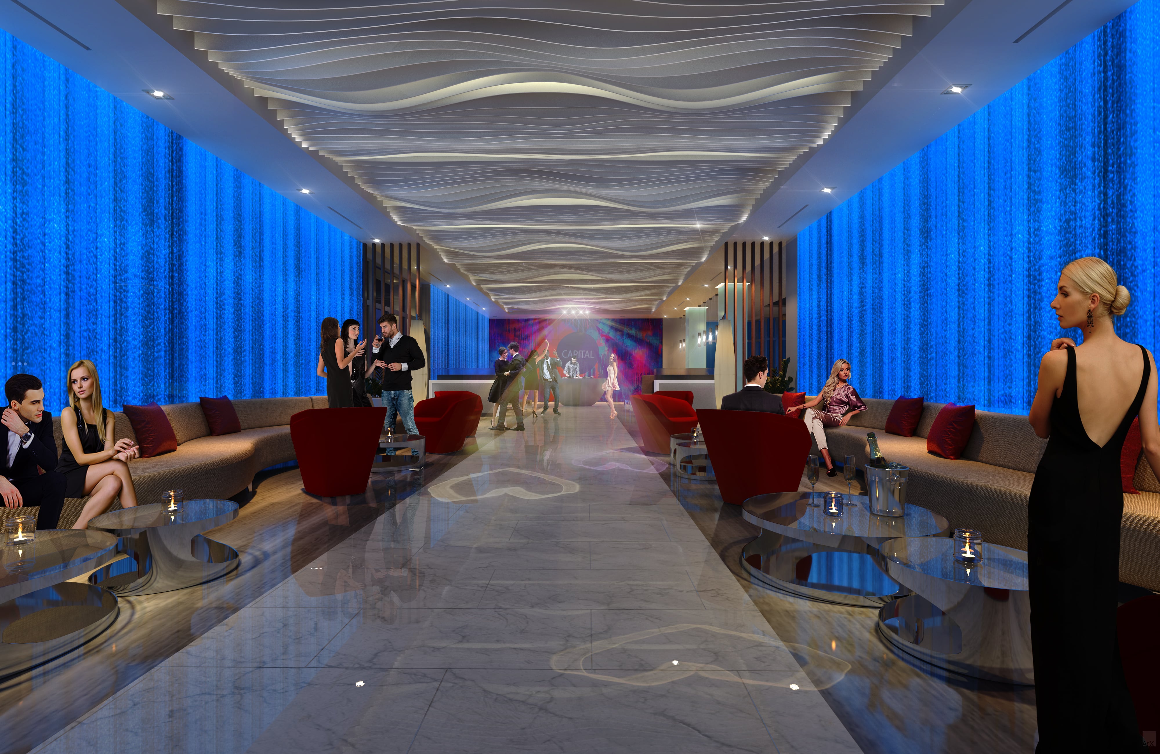 Crystal Cruises Capital Lounge