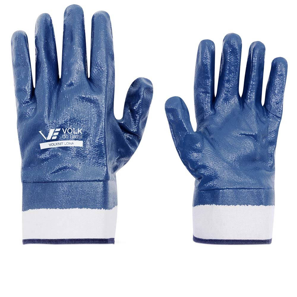 LUVA REVESTIDA EM BANHO 
NITRÍLICO E PUNHO LONA