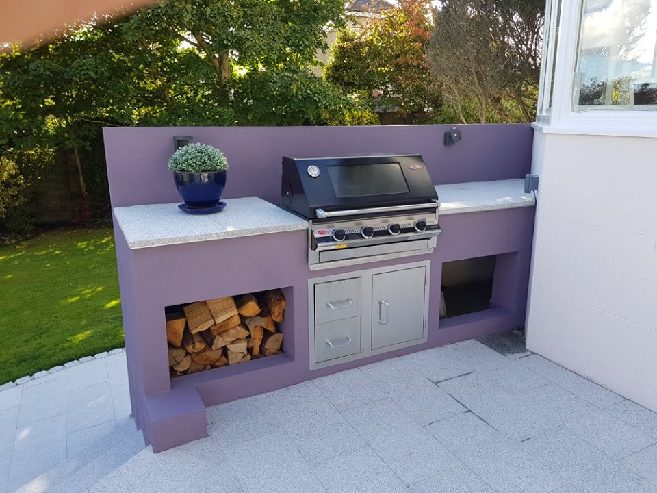 Built in BBQ in Garden Design