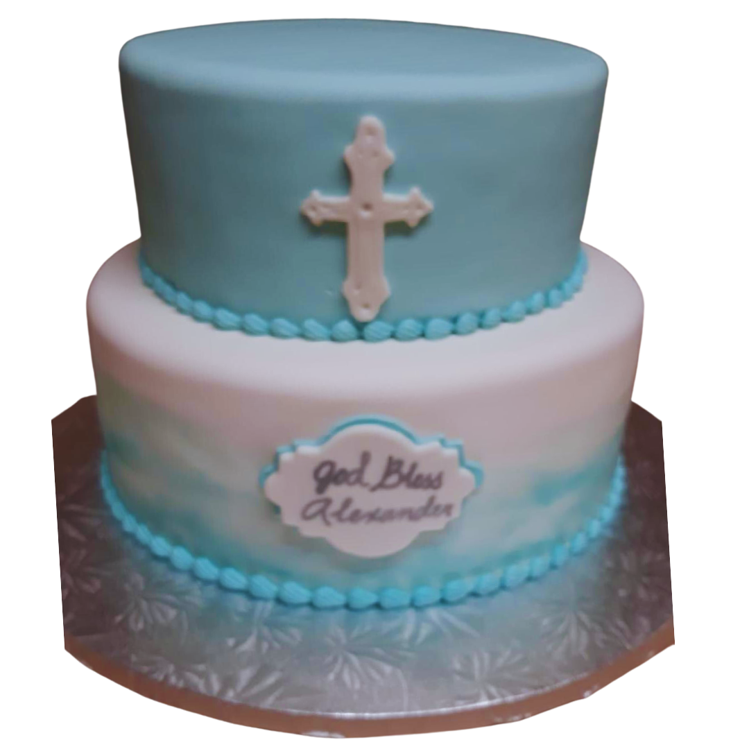 Baptism Cake 