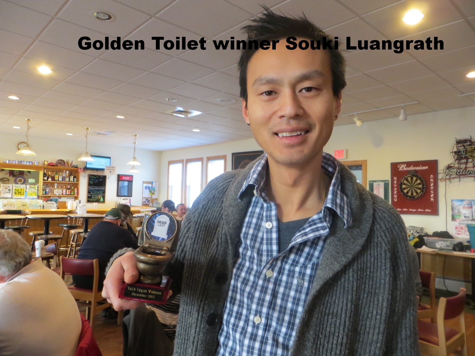 Golden Toilet winner Souki Luangrath
