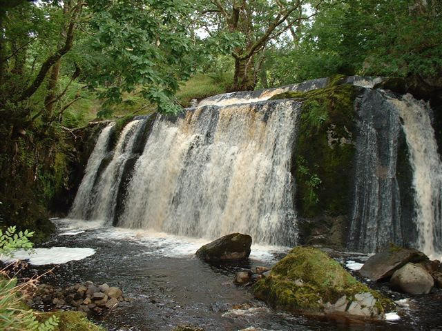 Waterfall, by Loch Awe