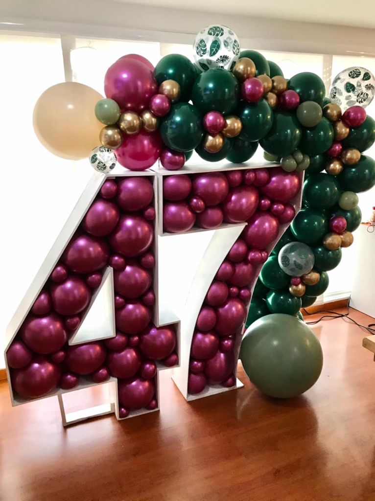 Numero Hueco Para Globos
Medidas: 1.40 Metros
Con Globos $150.000
Sin Globos $60.000
Unidad