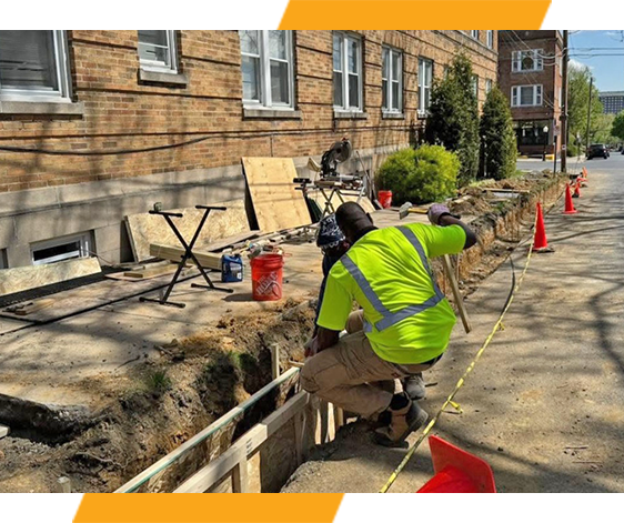Curb installation