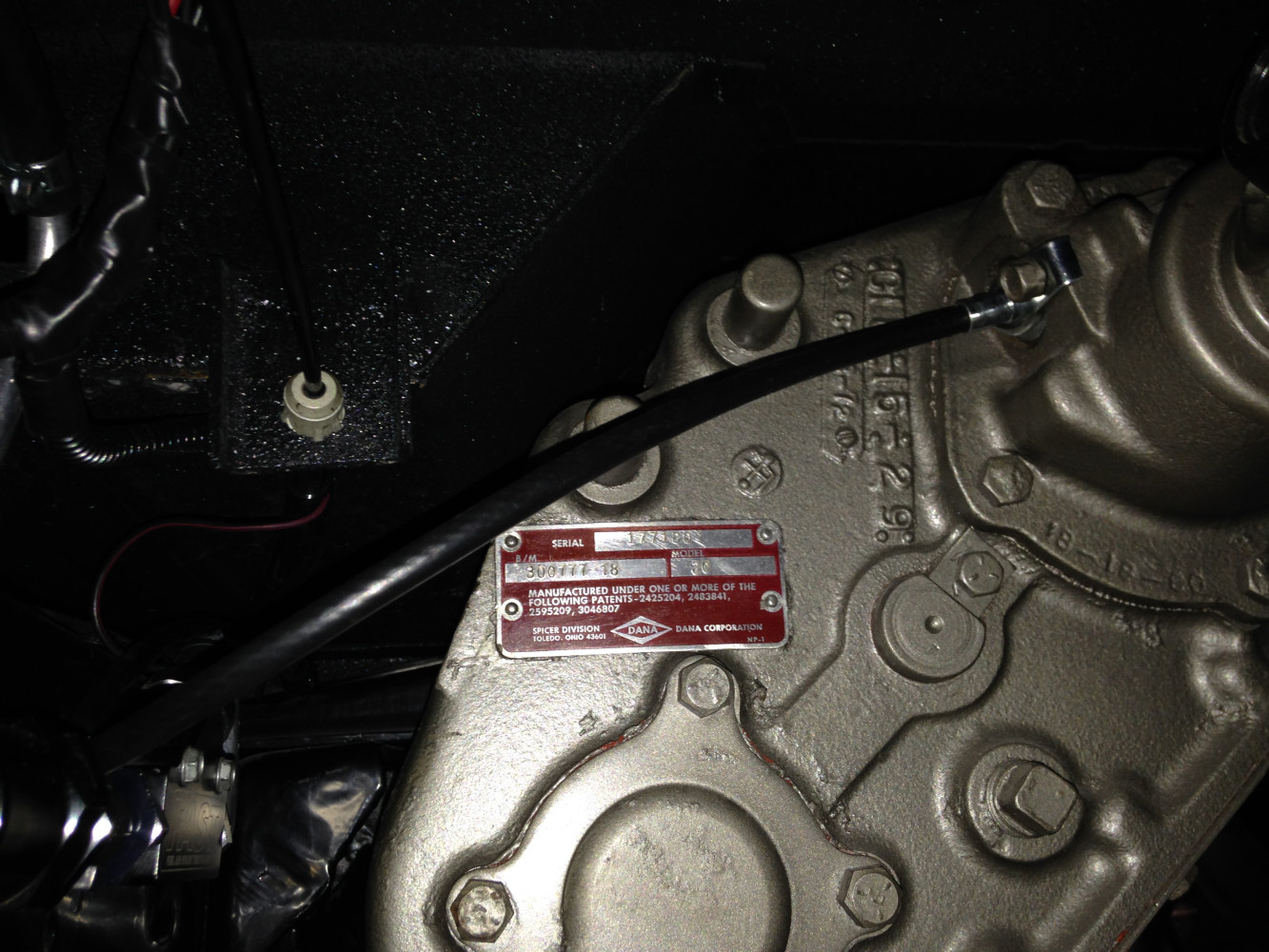 Rebuilt transfer case, C4 transmission, 550 hp power rating drive shaft.