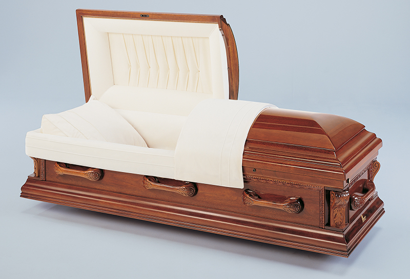PARAGON MAHOGANY (148252)
Características: Caoba Sólida, Tapicería Terciopelo, Herrajes Labrados de Caoba, Cajonera MemorySafe®, Esquineros LifeSymbols®