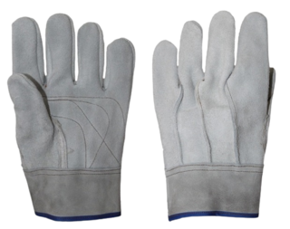 GUANTE DE CARNAZA CORTO CON BIES