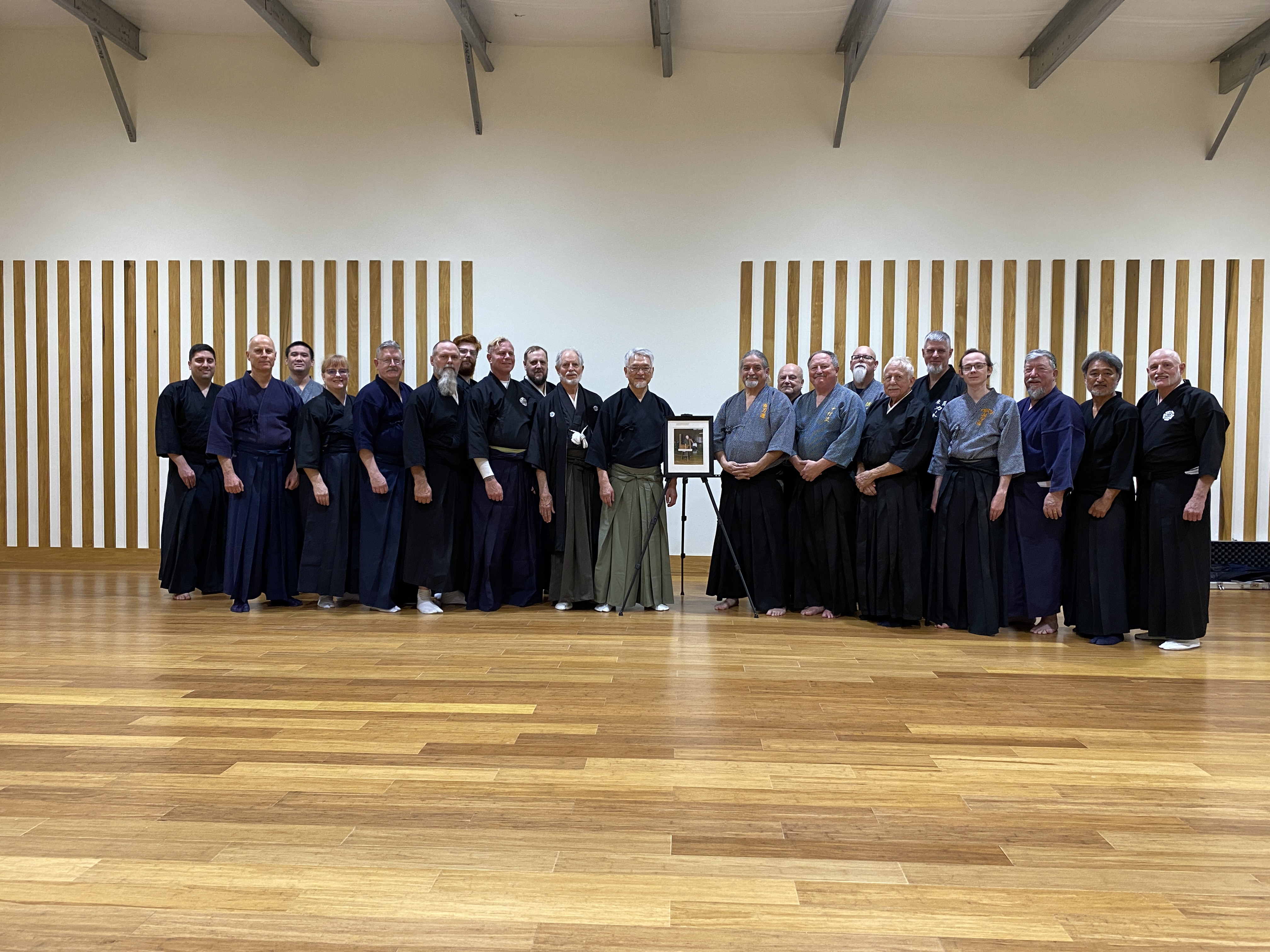 Friday evening training group - sessions of Mugairyu Iai Hyodo, Shin Shin Ryu and Toyama Ryu/Nakamura Ryu were held.