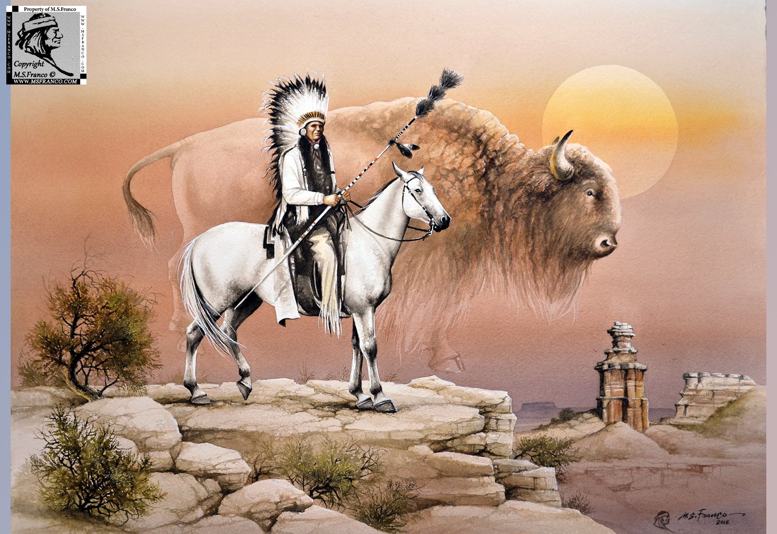 " Comanche Spirit, Quanah Parker "