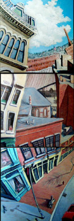 Lowell Triptych  60X180cm  
sold