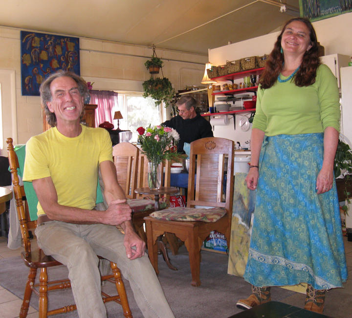 Ron and Doris all smiles