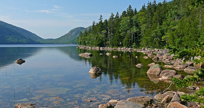 Jordan Pond with the Bubbles in the 
distance - Acadia National Park, 
Maine