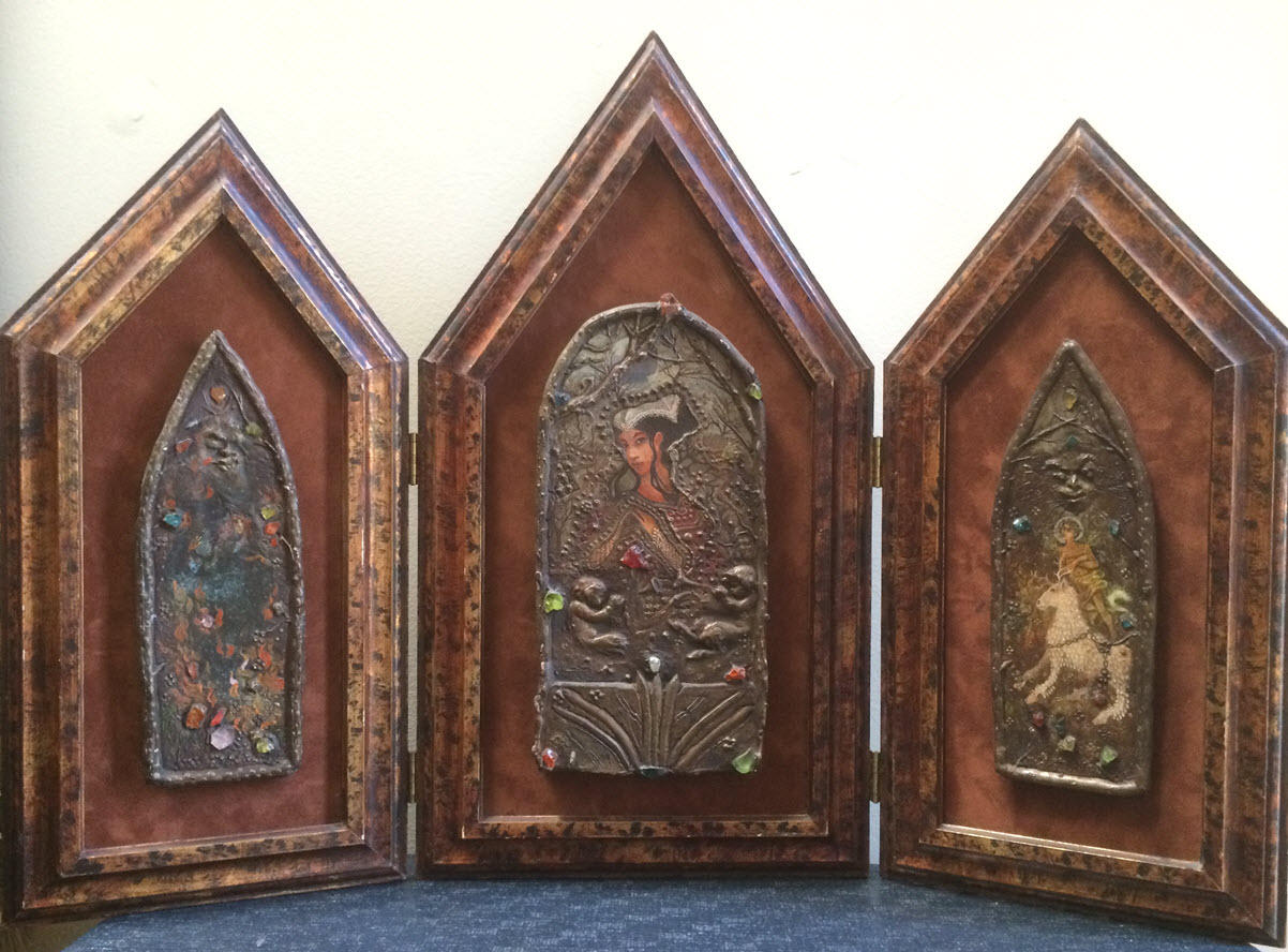 Small Triptych
Mixed Media
Artist: William Girard
Date: Unknown
Photo courtesy of Ken Weikal, Farmington Hills, MI