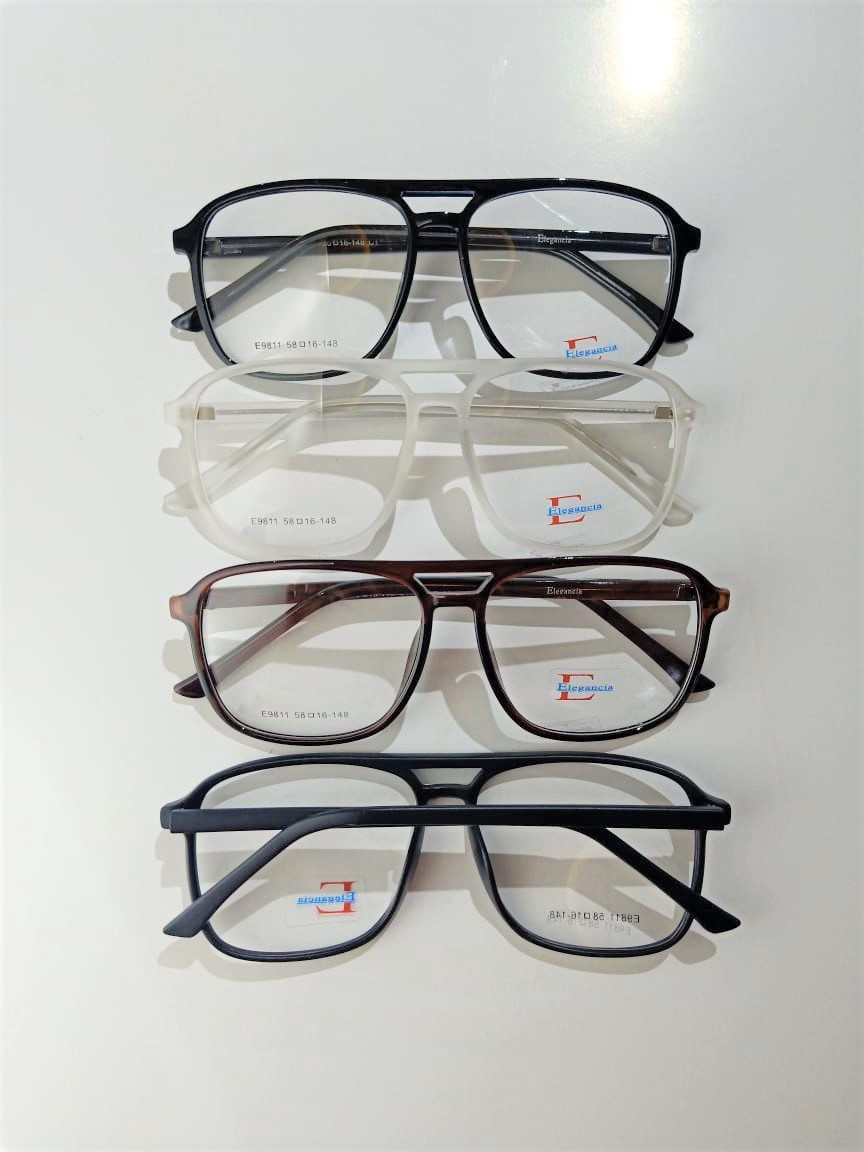 Modelo: E9811
Colores: Cafe, Negro brilloso, Blanco y Negro mate