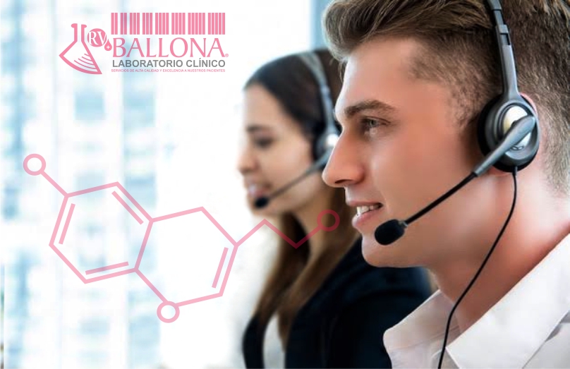 Customer representative at work