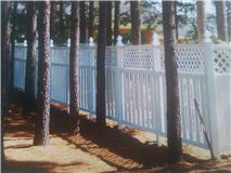 White Wooden Fence 6