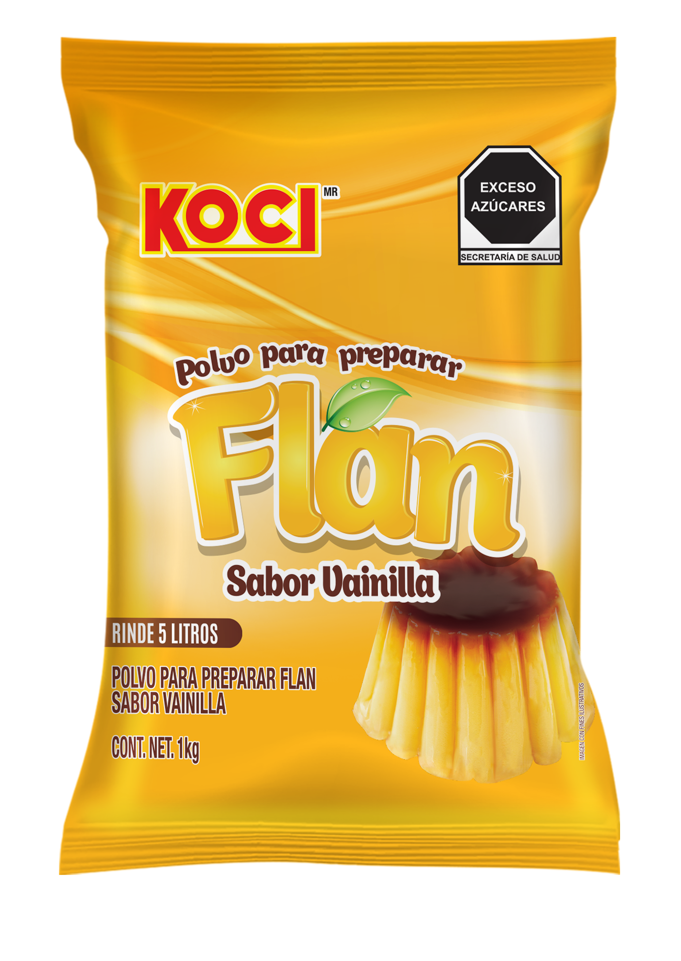 Flan Sabor Vainilla