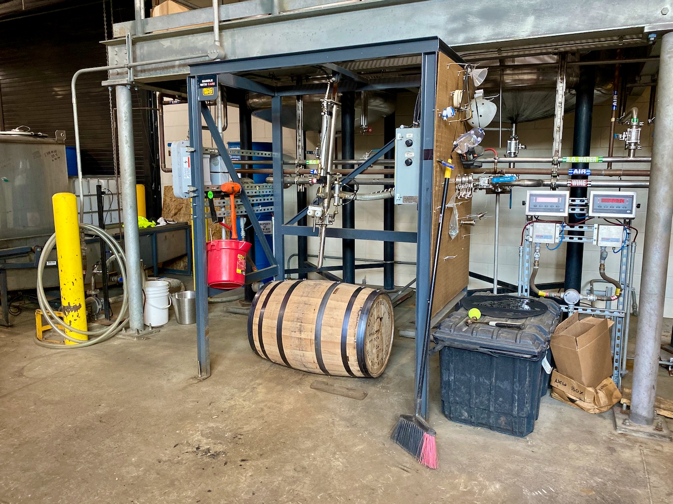 Barrel Filling Station - New Riff Distilling Distillery