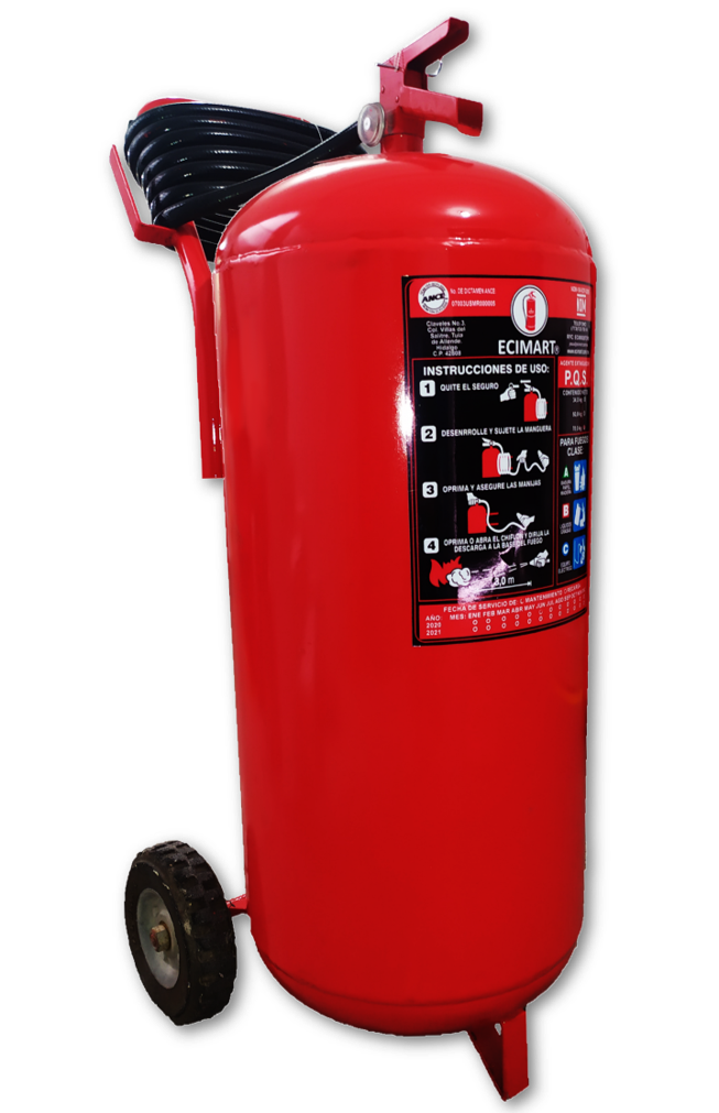                    MANTTO. Y RECARGA EXT.  PQS 70 KG.