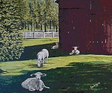 Shaker Series #8: Afternoon Rest, Acrylic, 20x24