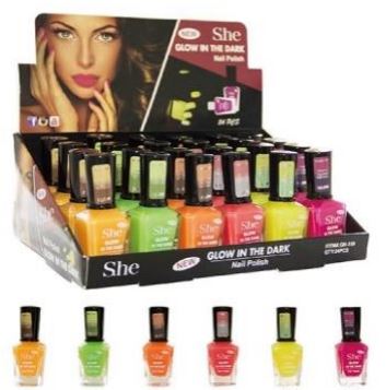 GN159B
GLOW DARK NAIL POLISH
