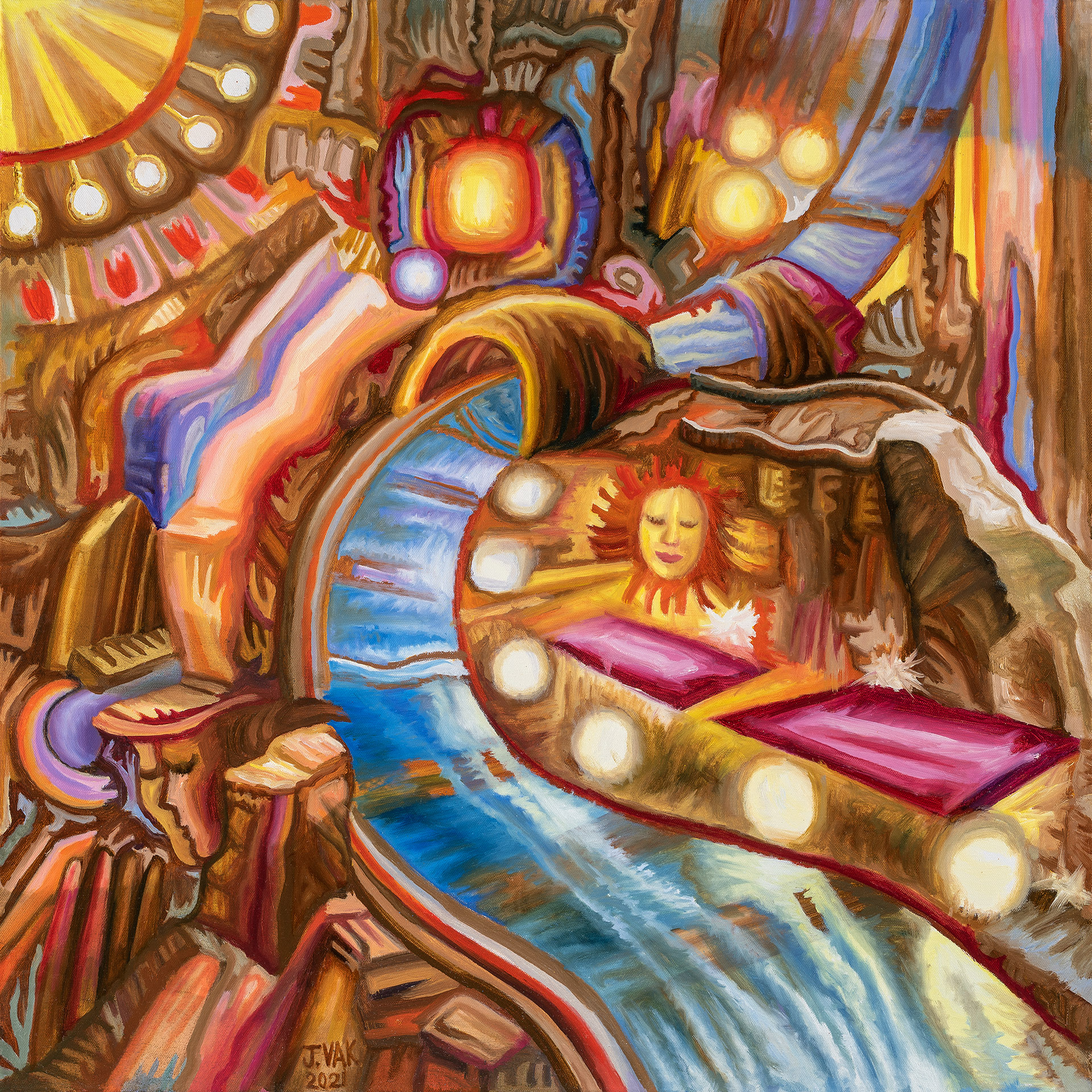 Cave Waterfall
30 X 30 Original Oil
$1500
2021