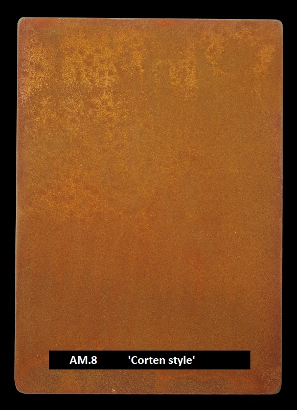 Metal finishes - metal coating AM.8 'Corten style'