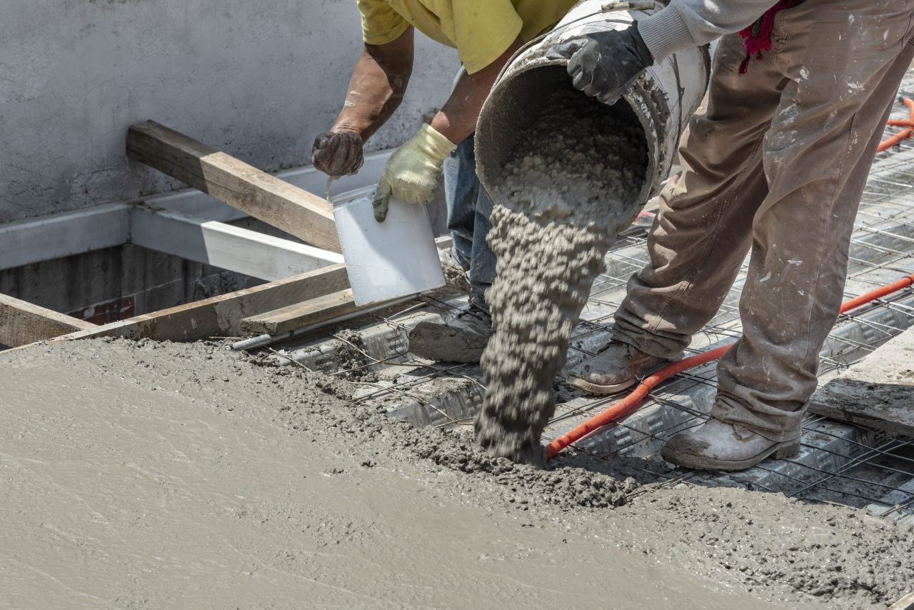 Concrete construction service in Fairfax County
