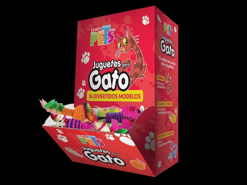 FL8700 CAJA DE JUGUETES DE
 GATO DE 48 PZS