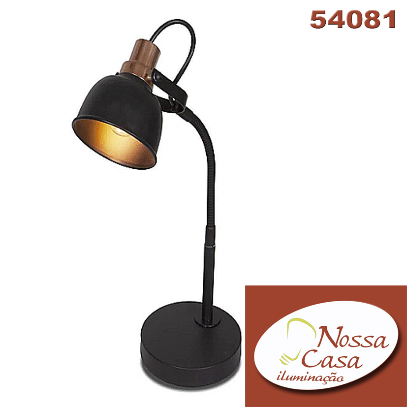 Abajur Spot Line 637/1 pr/cob